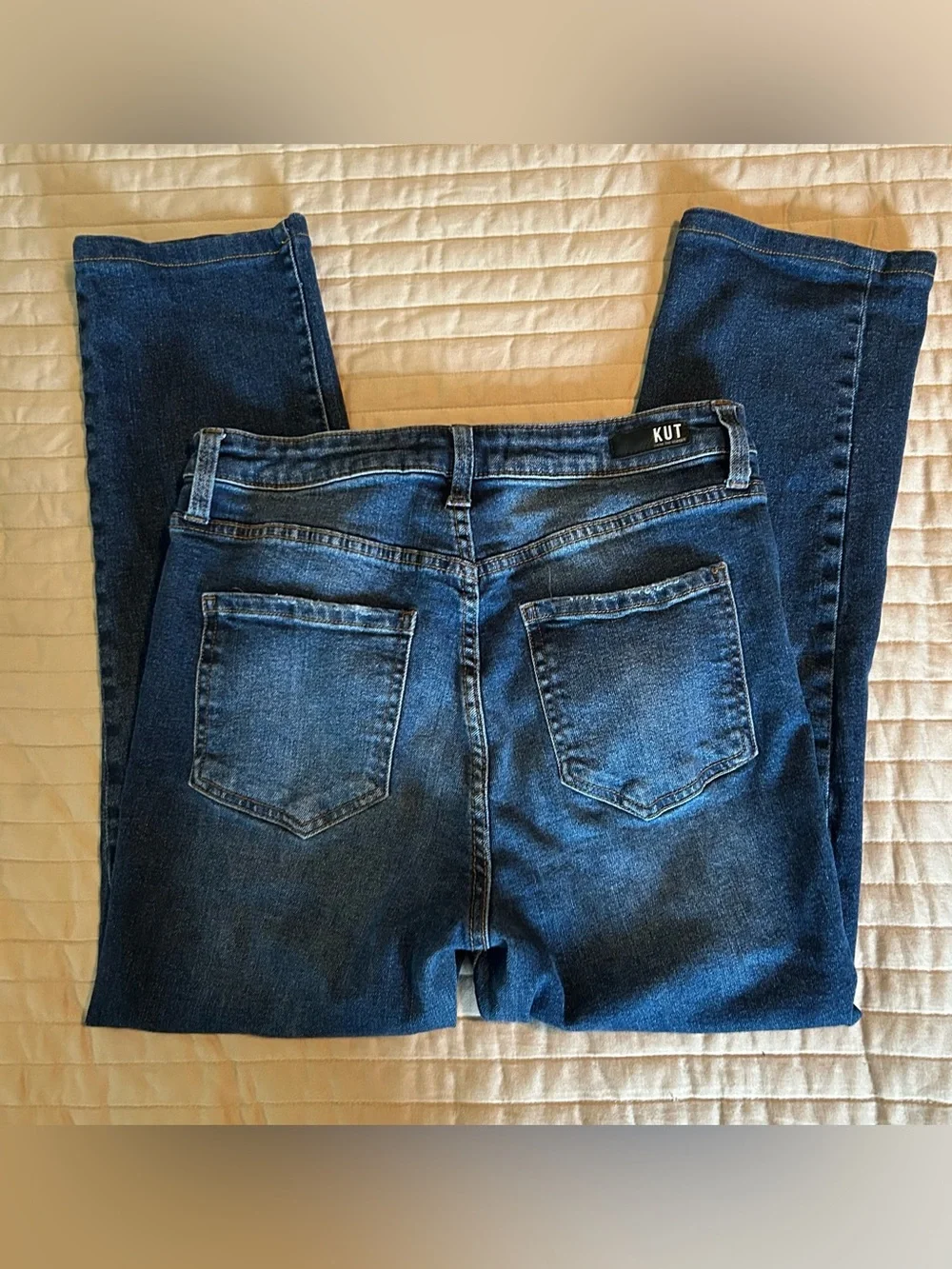 Kut from the Kluth Classic Women's Dark Blue Jeans - Picture 5 of 11